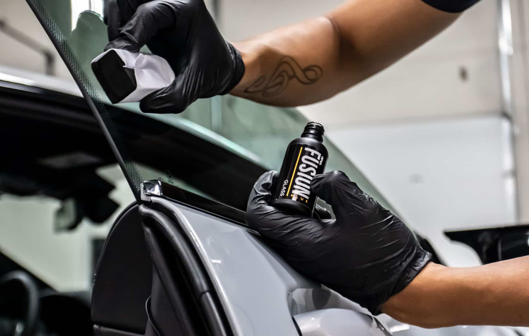 XPELFUSIONPLUSCeramicCoatingGlassInstall Austin's Premier Clear