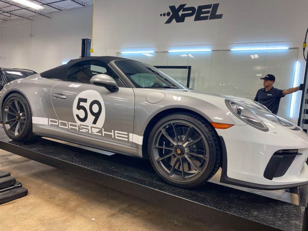 2019 Porsche 911 70th Anniversary Speedster xpel ultimate plus paint protection