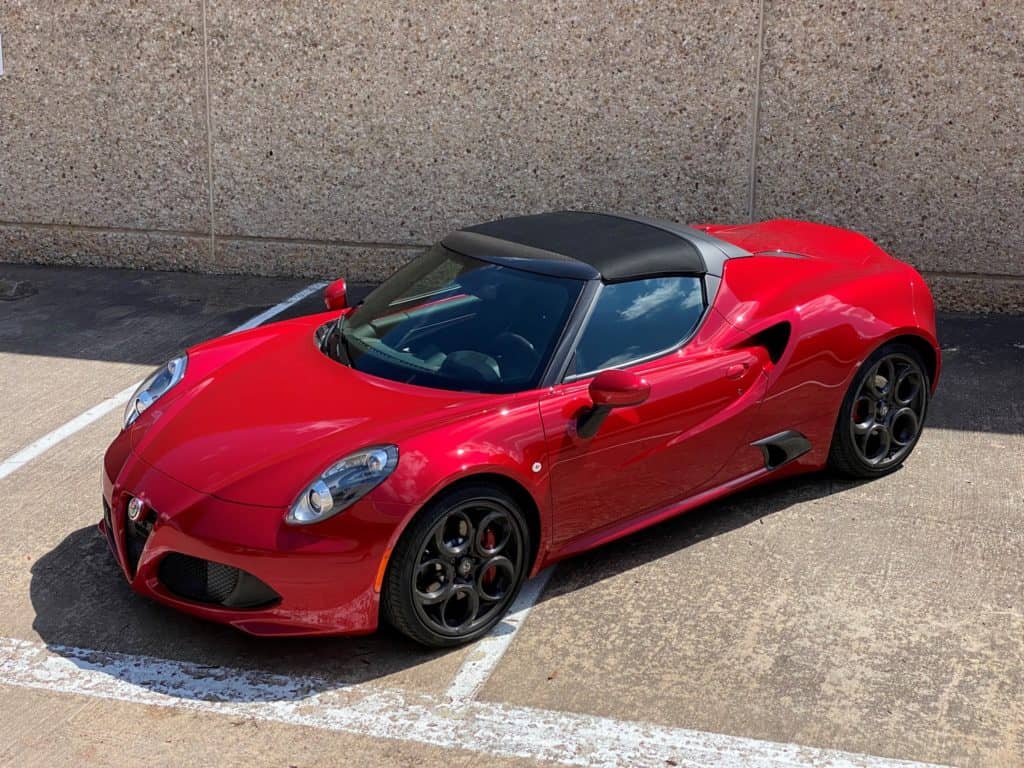 2020 Alfa Romeo 4C Spider xpel ultimate plus clear bra wrap