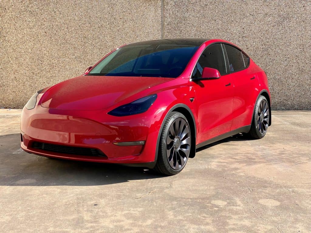 2021 Tesla Model Y ultimate plus paint protection fusion plus and Prime xr plus