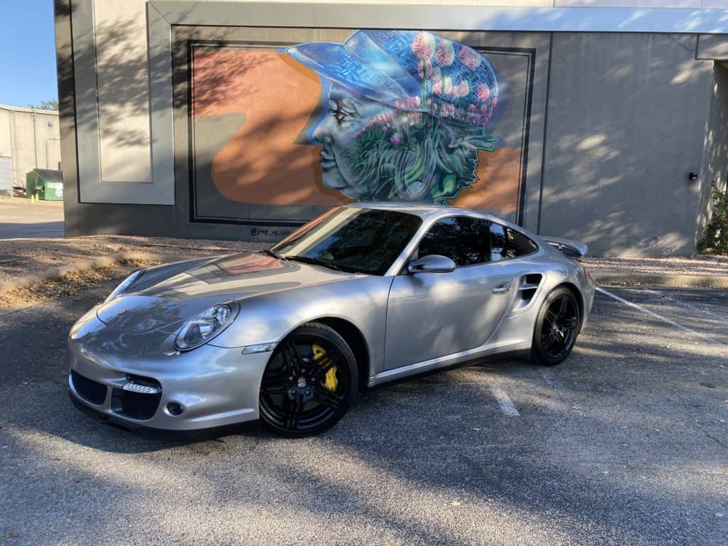 2007 porsche 911 turbo front bumper ultimate plus ppf paint protection film