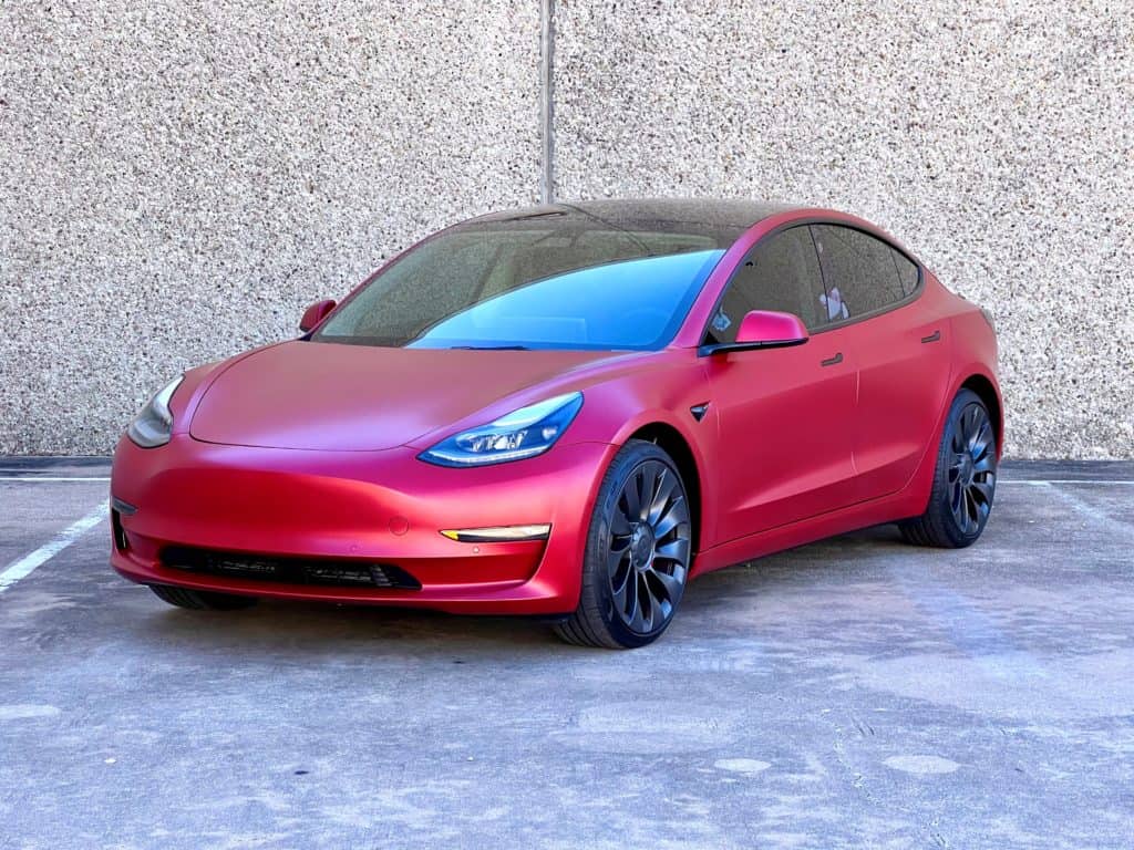 2022 Tesla model 3 performance full stealth ppf and prime xr plus window tint