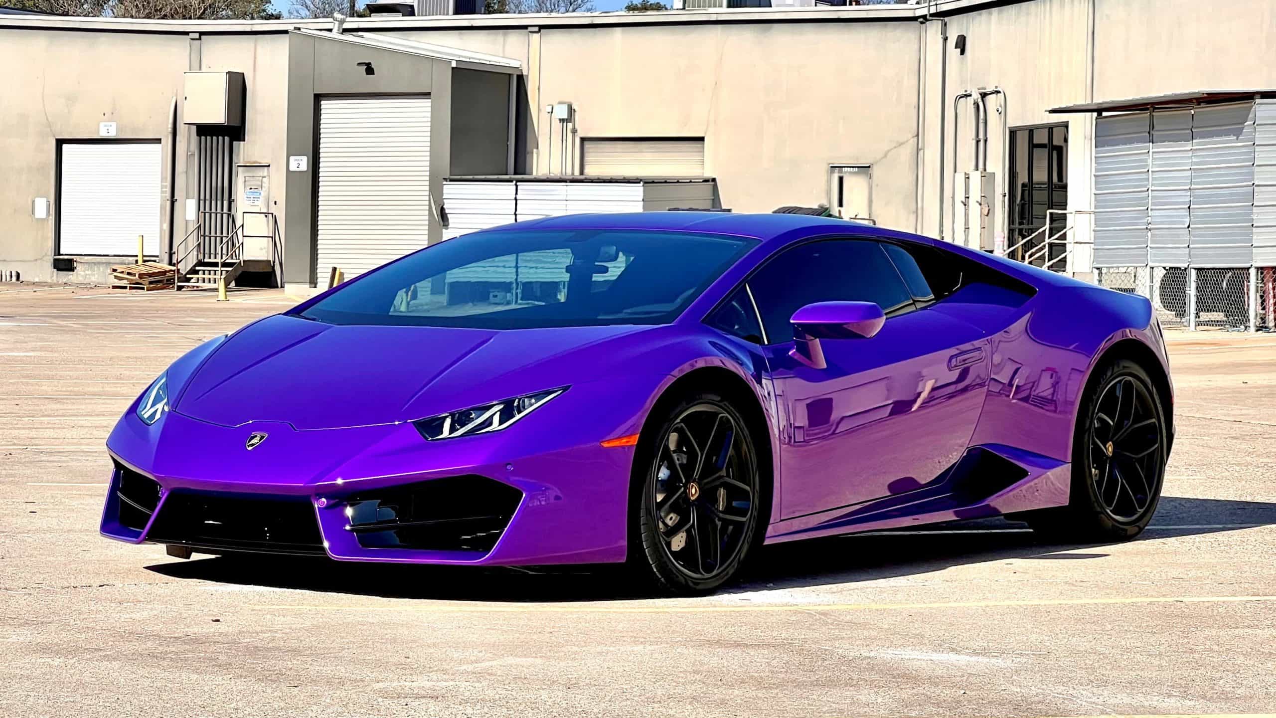 purple Lamborghini Huracan Archives - Austin's Premier Clear Bra  Installation Resource