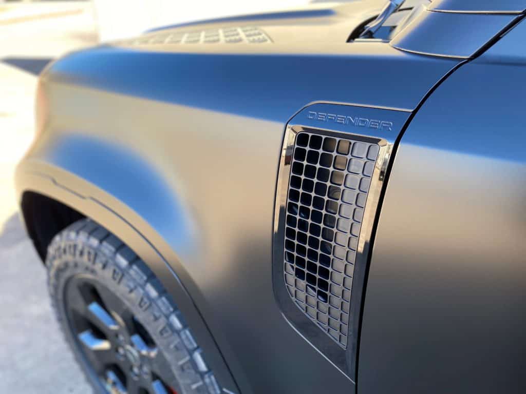 2022 Land Rover Defender 110 full wrap stealth matte finish ppf