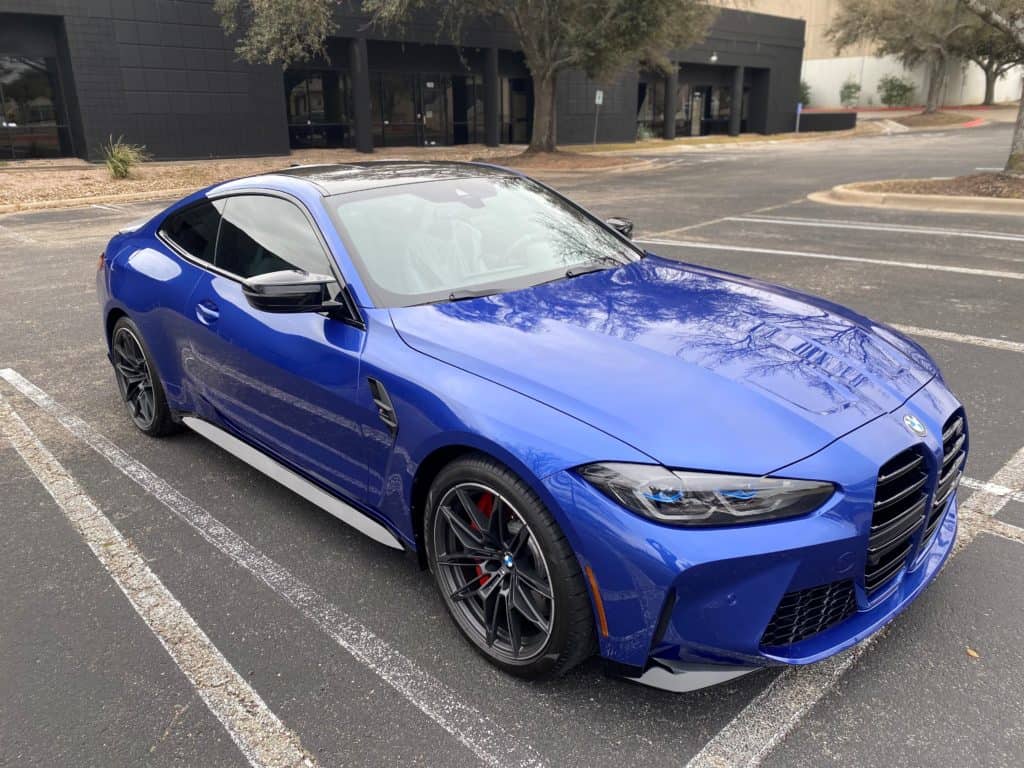 2022 BMW M4 full front ultimate plus ppf and prime xr plus window tint