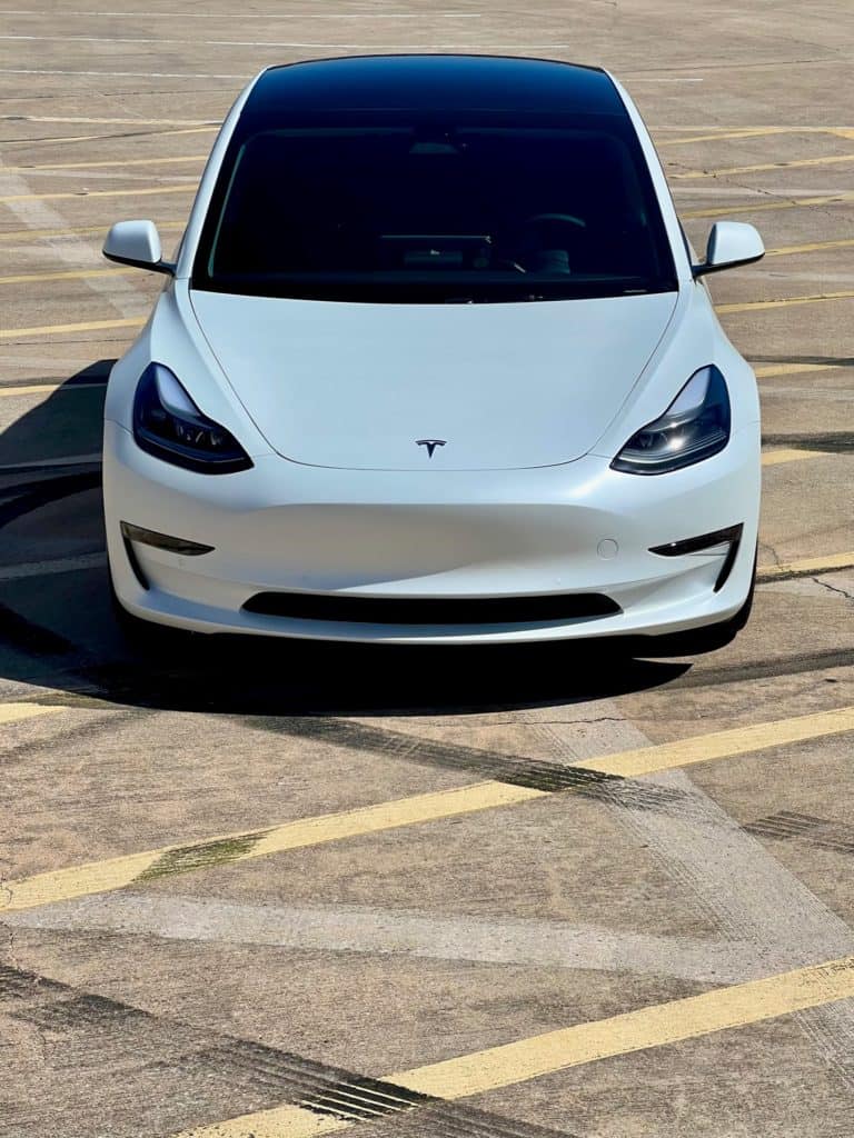 2022 Tesla Model 3 stealth fusion plus ceramic coating prime xr plus window tint