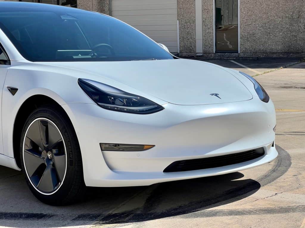 XPEL Austin Blog 2022 Tesla Model 3 Matte Finish PPF