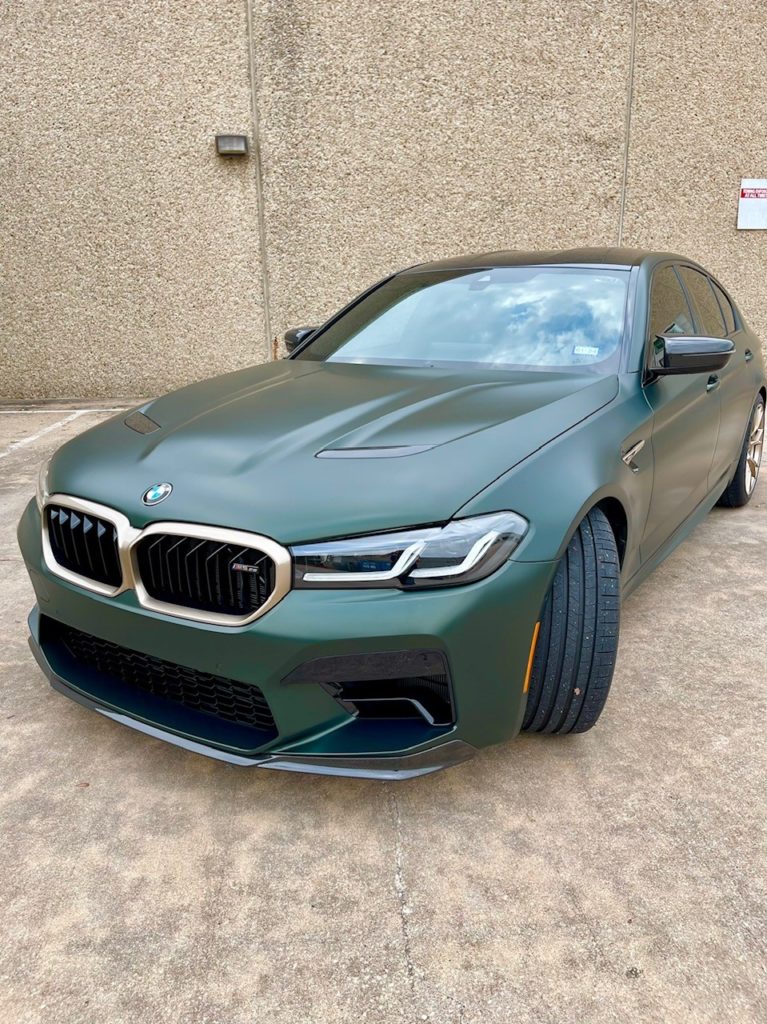 2022 BMW M5 CS full stealth ppf window tint and ceramic coating