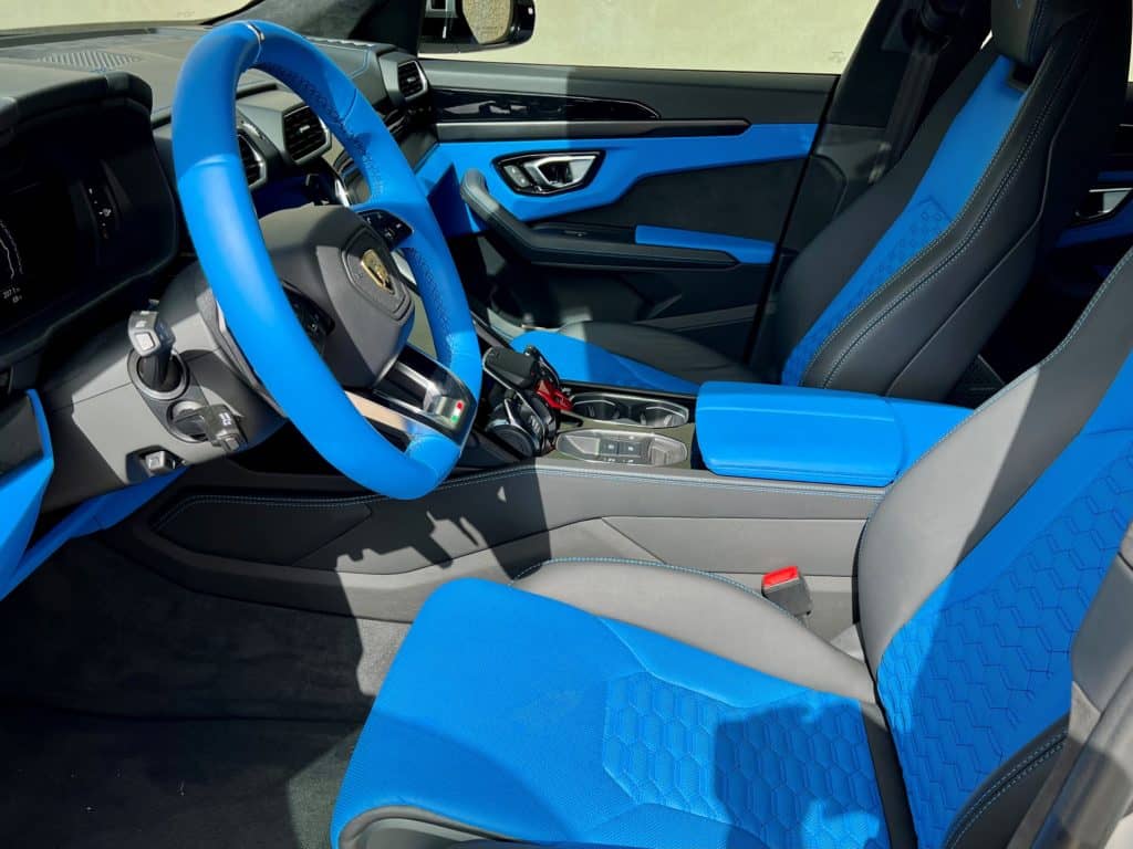 2021 Lamborghini Urus full stealth ppf with fusion and prime xr plus window tint interior
